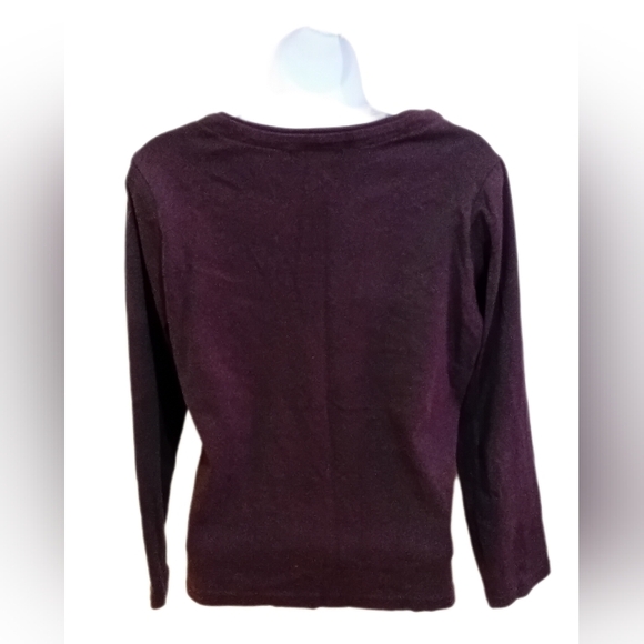 Geometric Patterned Long Sleeve Top - Picture 2 of 5